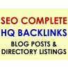 100 Live Blog Posts + 50 Approved Catalog Listings on 150 different websites