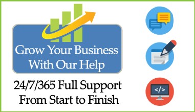 Full SEO support and assistance from start to finish!